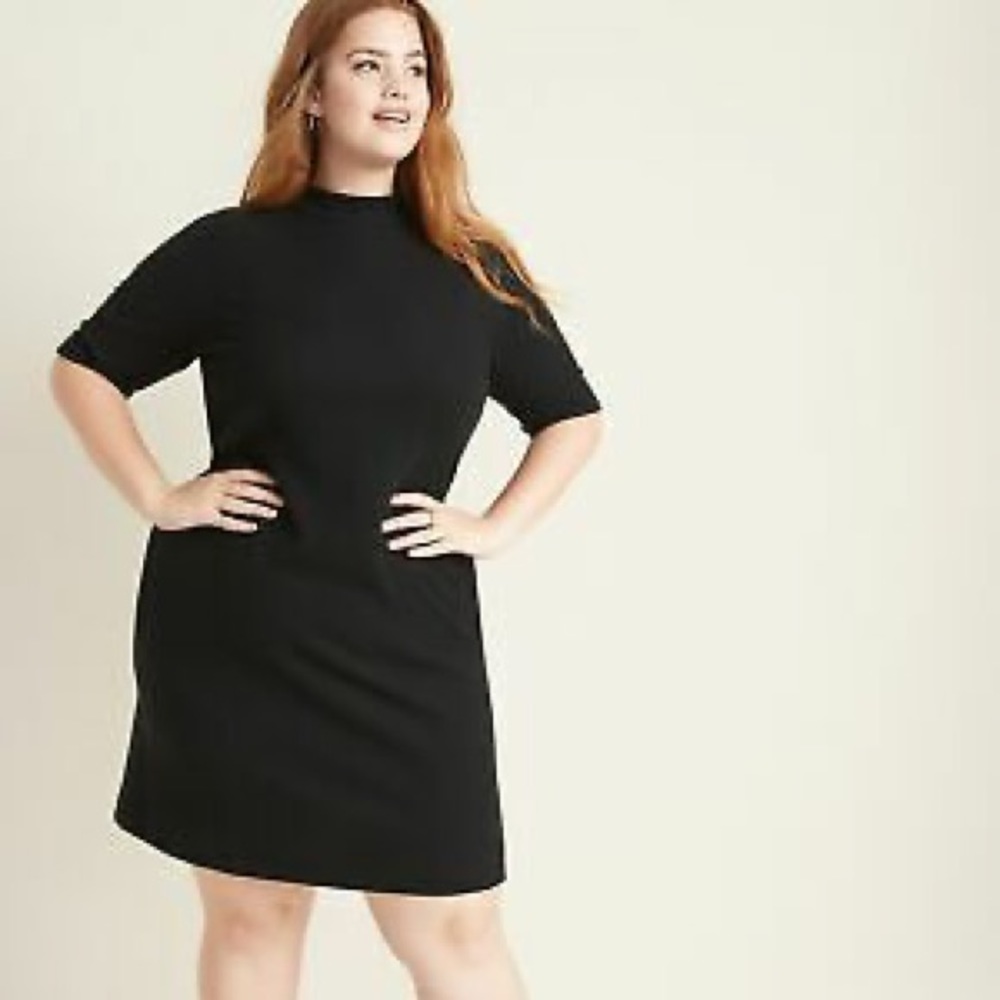 Old Navy Ribbed Mock Neck Dress